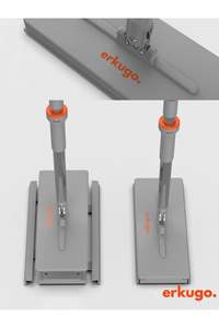 Erkugo Automatic Clamping <b>Floor</b> <b>Mop</b> With Stainless Steel Pole - Product Image 3