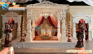 Glorioso Hindu Marriage Palace Mandap Grand Indian Wedding Decor & Setup para Big Fat Indian Weddings - Product Image 2