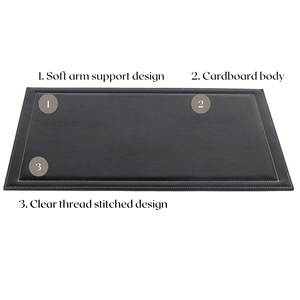 Großes Leder Schreibtisch Pad Signature Gaming Maus matte Büro zubehör inklusive Meeting Notepad Dekoratives Zubehör Schreibtisch Set - Product Image 3