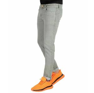 ปากีสถานกางเกงยีนส์ขาตรงผ้าฝ้ายสำหรับผู้ชายทำจาก100% แผ่นปักลายไฮสตรีทระบายอากาศได้ทรงหลวมถนนผ้าออกซ์ฟอร์ด - Product Image 3