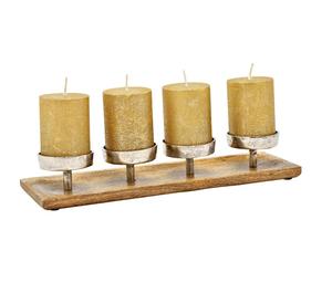 Reliable Manufacturer Unique Rustic Finish Aluminum Candle <b>Holder</b> For Traditional And Contemporary Home Decoration Styles - Product Image 4