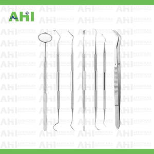 Kit de Exploración Dental de 6 Piezas con Fuente de Alimentación Manual, Certificado CE Clase I, Espejo con Mango, Instrumentos de Exploración Dental para Estudiantes - Product Image 2