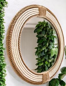 Espejo de Pared de Hierro Metálico para Sala de Estar, Diseño Moderno, Ecológico, Personalizable, Hecho a Mano, de Alta Calidad, para Decoración de Bodas - Product Image 1