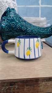 Mug en céramique turque à motifs floraux en relief 3D, personnalisé, fait main, peint à la main, avec cuillère, cadeau de voyage, compatible lave-vaisselle, Istanbul - Product Image 3