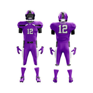 Nouveauté Maillot et uniforme de football américain personnalisé cousu avec des techniques d'impression à bas prix Style respirant Ensemble - Product Image 3