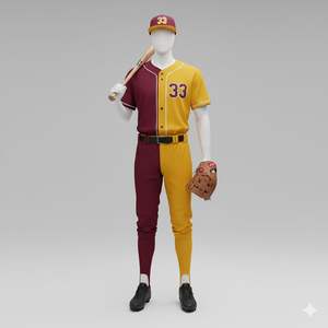 Uniforme de baseball personnalisé de haute qualité, respirant, imprimé numériquement, ensembles de maillot et de pantalon pour les vêtements d'équipe - Product Image 5