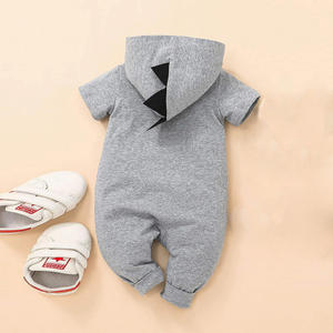 Winter Collection New Baby Romper Set Cheap Price Plaid Patched Pocket Woven <b>Fabric</b> Baby Clothing Sets - Product Image 6