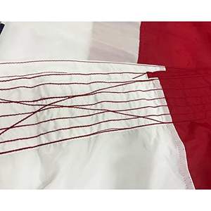 ธงชาติอเมริกัน ขนาด 12x18 ฟุต ธงสหรัฐขนาดใหญ่ ผลิตในสหรัฐอเมริกา ธงยักษ์ ทนทานสำหรับใช้งานกลางแจ้ง ปักลายดาว ธงคุณภาพสูงจาก TOP FLAGSINC น้ำหนัก 8 กก. - Product Image 3