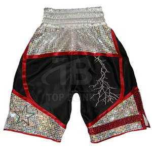 Short de boxe d'entraînement pour hommes Short de boxe entièrement personnalisé Toute conception possible Sports - Product Image 2
