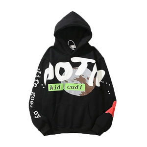 Sweats à capuche unisexes de qualité supérieure, fabrication de sweats à capuche oversize, coton lourd mélangé, sweats à capuche personnalisés imprimés en relief - Product Image 1