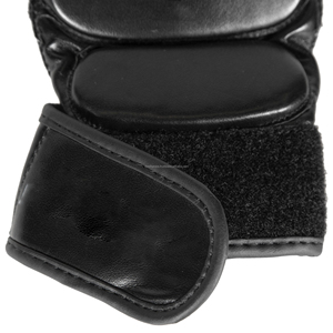 Custom Logo Leather MMA Boxing Gloves Breathable Durable Non-Slip Adjustable Strap Lightweight Fingerless Training Gloves - Product Image 5