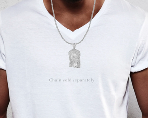 จี้คริสเตียนสีขาวทองแบบกำหนดเอง VVS1ฮิปฮอปสตรีทแฟชั่นดีไซน์แนวสตรีทได้รับการรับรองว่าเป็นพระเยซูครอสติช925 - Product Image 6