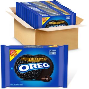 OREO Dark Chocolate Creme Chocolate Sandwich Cookies, Family Size, 12 - 17 oz Packs - Product Image 1