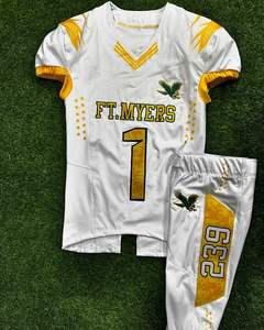 Camisetas de fútbol americano al por mayor con costuras de alta calidad, nuevos diseños, uniformes de fútbol americano - Product Image 6