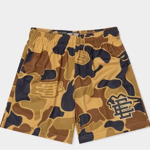 Custom Logo High Quality Breathable Quick Dry Mesh Shorts Double <b>Layer</b> 5 Inch Inseam Oversized Mens 100% Polyester Elastic Waist - Product Image 4