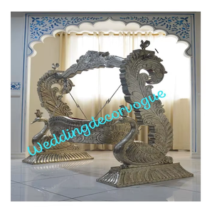 Venta al por mayor de alta calidad de lujo moderno Vintage Antiguo Real de madera tallada Patio columpio Jhula tradicional indio muebles para el hogar - Product Image 5