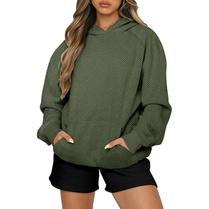 Sudadera con capucha de lana para mujer, Sudadera con capucha ligera para mujer, Sudadera con capucha de algodón con capucha coreana, Sudadera con capucha personalizada - Product Image 1