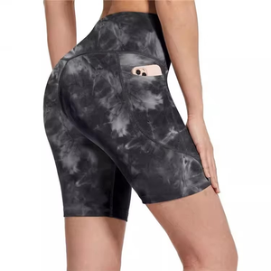 Customized Plus Size Booty <b>Shorts</b> for <b>Men</b> Breathable Material with Logo Pocket <b>Compression</b> Fitness <b>Shorts</b> with Print Pattern - Product Image 3