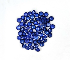 Zafiro azul Natural de alta calidad, calibrado de 6mm, piedra preciosa suelta de Color azul real para hacer collares y pendientes - Product Image 2