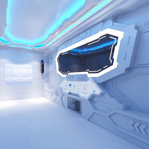 Tempat Tidur Kapsul <span class=keywords><strong>Hotel</strong></span> Desain Modern dari Plastik, Cocok untuk Sekolah dan <span class=keywords><strong>Hotel</strong></span> Kapsul, Sedang Diskon - Product Image 3