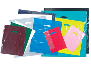 Bolsa de plástico troquelada al por mayor de fábrica OEM, bolsas de agradecimiento para boutique, bolsas con asa troqueladas - Product Image 6