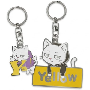 พวงกุญแจคาราไบเนอร์โลหะผสมแบบกำหนดเองพร้อมดีไซน์การ์ตูนแฟชั่น - Product Image 1