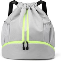 2025 à la mode noir tirer chaîne sac de sport fermeture étanche coton doublure pour hommes femmes Football basket-ball étanche Sport