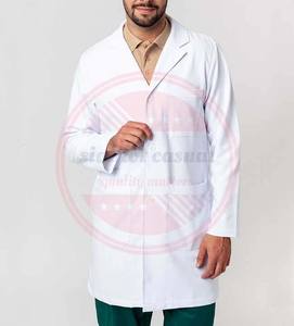 Batas de laboratorio médico de hospital de manga larga \ batas de poliéster de algodón de uso diario de calidad superior - Product Image 2