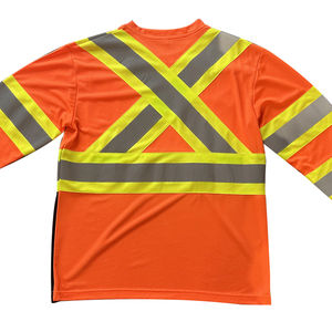 OEM barato tarifa nueva moda hombres camisa de seguridad Super calidad logotipo personalizado/colores Top tendencia gran oferta camisa de seguridad con ligero - Product Image 2