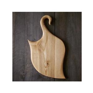 Conception en forme de cygne Logo personnalisé nouveauté 2024 Rectangle bloc à découper conception chaude bois à découper servant planche à découper cuisine - Product Image 1