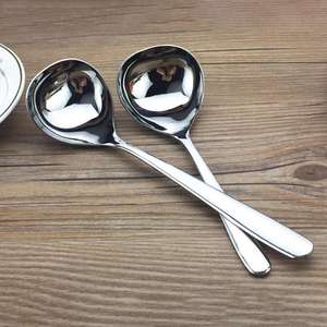 Cuchara de cocina de acero inoxidable para el hogar y el restaurante, cuchara de sopa hecha a mano de acero inoxidable para venta al por mayor - Product Image 2