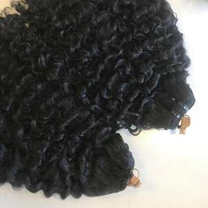 Extensions de cheveux vierges humains vietnamiens de couleur naturelle Bouclés birmans 100 Fournisseur en gros de cuticules alignées - Product Image 2