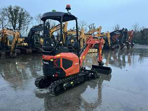 Mini-excavatrice hydraulique à double vitesse EXCAVATOR U17-5 pour moteur et pompe, godet de 0,2 m, poids opérationnel de 1,8 tonne, pour utilisation - Product Image 3