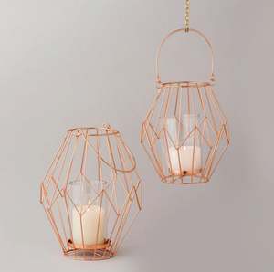 Traditional design iron <b>lantern</b> tea light <b>candle</b> holder indoor outdoor garden home decoration hotel restaurant wedding gift - Product Image 1