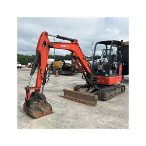Excavadora compacta Kubota fiable, equipo de maquinaria de construcción con motor diésel para pequeñas obras de construcción - Product Image 3