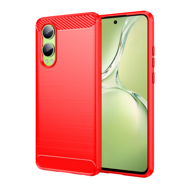High Quality TPU Brushed Anti Drop Silicone Carbon Fiber Pattern Back Cover Phone Case for Oneplus Nord CE4 Lite 13 ACE 3 Pro