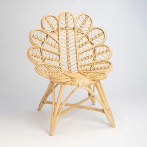 Meilleur fabricant de chaises de salle à manger nordiques pour tout-petits, chaise en rotin moderne à fleurs pour enfants, bébés et jeunes enfants - Product Image 4