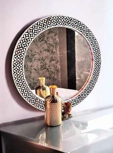 Elegant Modern Design Handmade Wooden <b>Wall</b> <b>Mirror</b> with Mother of Pearl Inlay <b>for</b> Wedding & Home or Hotel Decor - Product Image 3