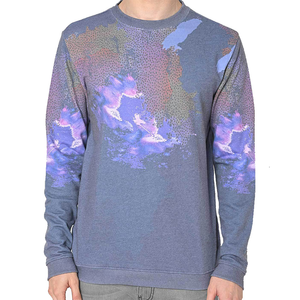 OEM personalizado hombres ligero suave Cew cuello de manga larga Streetwear transpirable Multicolor hombres básicos sudaderas - Product Image 1