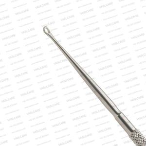 ช้อนตักและตะขอขนาด2มม. X 3มม. ขนาด2.5มม. ความยาวโดยรวม180มม. เครื่องมือสำหรับผ่าตัดโดย vaslcare - Product Image 2