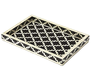 Bandeja de servicio elegante y ecológica con Incrustaciones de nácar hechas a mano de la mejor calidad al por mayor - Product Image 5