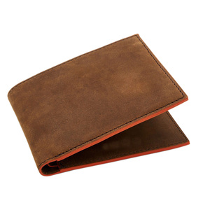 Portefeuille unisexe en cuir véritable vintage GENTS GARB avec protection RFID, fermeture à rabat, poche à monnaie, grande capacité - Multifonctionnel pour cartes - Product Image 2