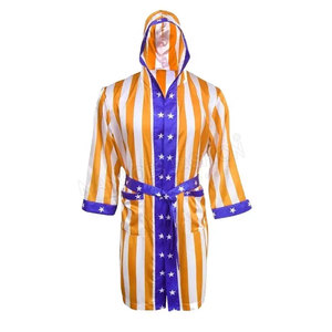 Vestido de boxeo con diseño de logotipo personalizado de nueva llegada de alta calidad con precio bajo rendimiento excepcional con estampado único - Product Image 6