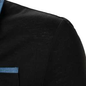 Nuevo 2025 hombres para camisa Golf deportes tejido sólido tejido Premium Casual cremallera cuello transpirable - Product Image 3