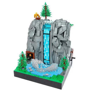 Zelda Montagne En Briques <b>Plastic</b> <b>Animation</b> Source From Japan - Product Image 1