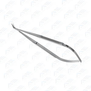 Instrumentos oculares de acero inoxidable con punta afilada de 8cm de largo, vannas oftálmicas, microtijeras finas rectas curvadas por Apto Enterprises - Product Image 5