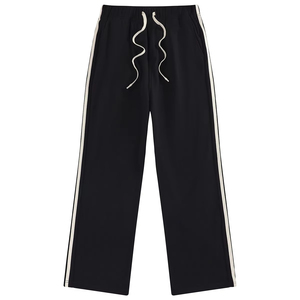 Fabricant de vêtements sur mesure, pantalon de jogging droit d'hiver, mélange de coton, respirant, écologique, pantalon pour homme grande taille - Product Image 1