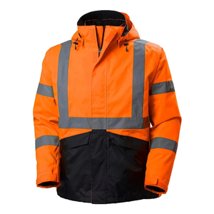 แจ็กเก็ตทำงานสะท้อนแสงแบบสองโทนสี Hi-Vis แจ็คเก็ตนิรภัยสำหรับคนงานก่อสร้างอุตสาหกรรม - Product Image 6