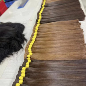 2025 Vente chaude en vrac 100% Extensions de cheveux bruns raides naturels vietnamiens Expédition rapide Produit chaud - Product Image 1