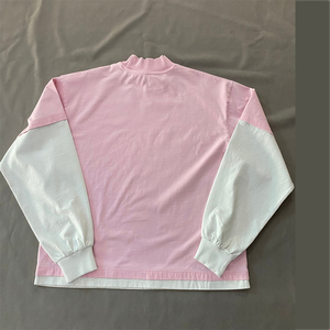 เสื้อยืดคอกลมคอเต่าสำหรับผู้ชายทรงโอเวอร์ไซส์280กรัมคอลูกเรือถักแบบแข็งดีไซน์ลายพิมพ์ DTG - Product Image 6